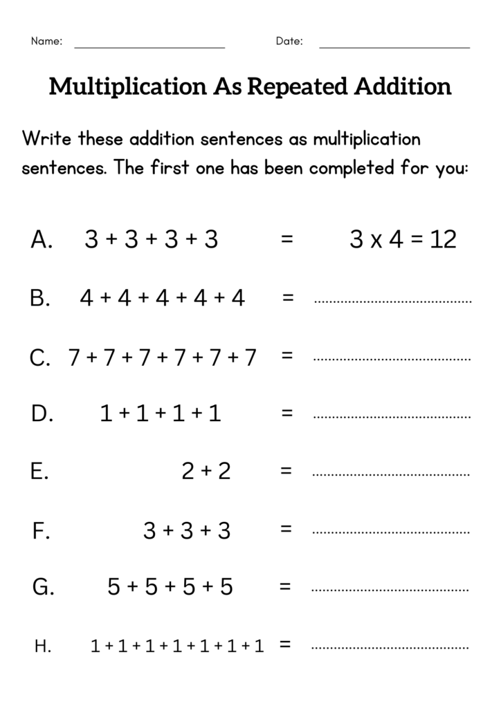 A young child holding a crayon over a colorful math worksheet