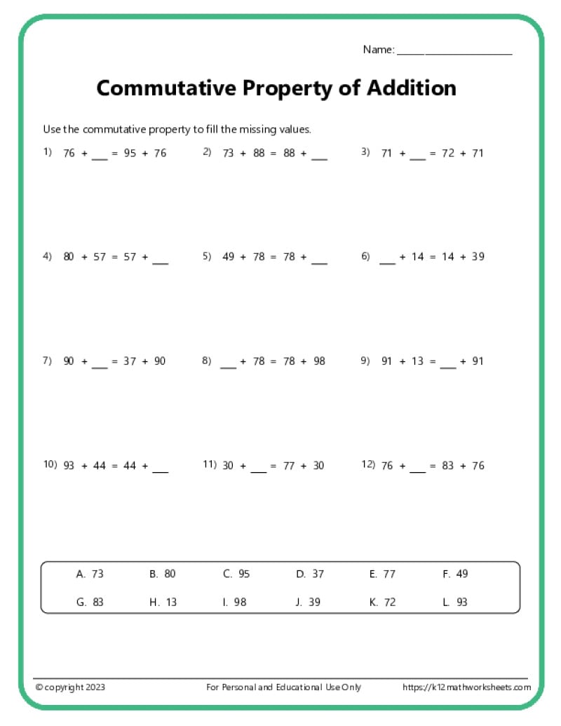 A colorful third grade math worksheet featuring autumn pumpkin graphics