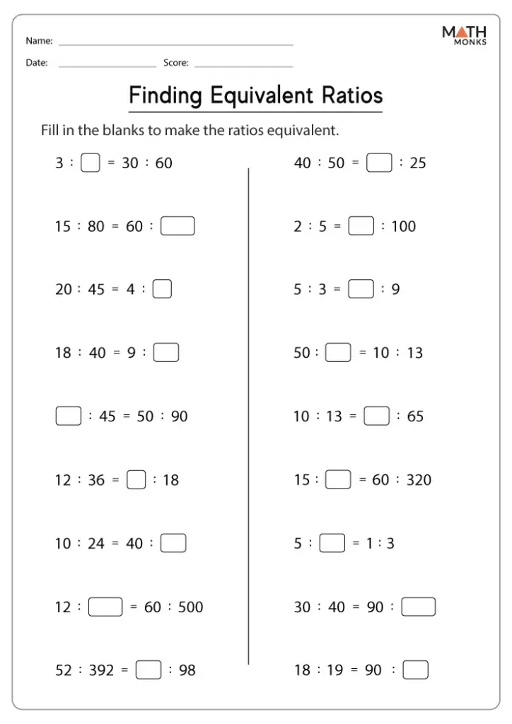 A colorful finished math worksheet showing student progress and correct answers