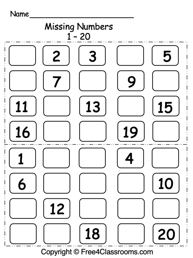 A young child pointing to numbers on a colorful printed math sheet