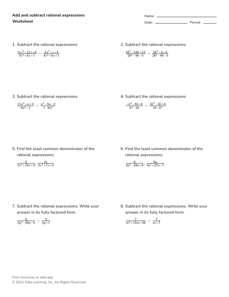 Teacher and student looking at a math worksheet together