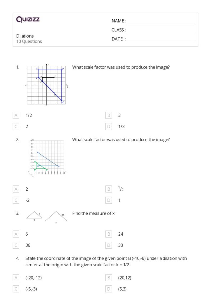 Teacher and student reviewing a math worksheet with an answer key