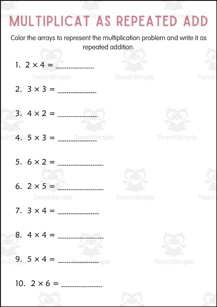 Bright plastic counting bears organized into small equal groups
