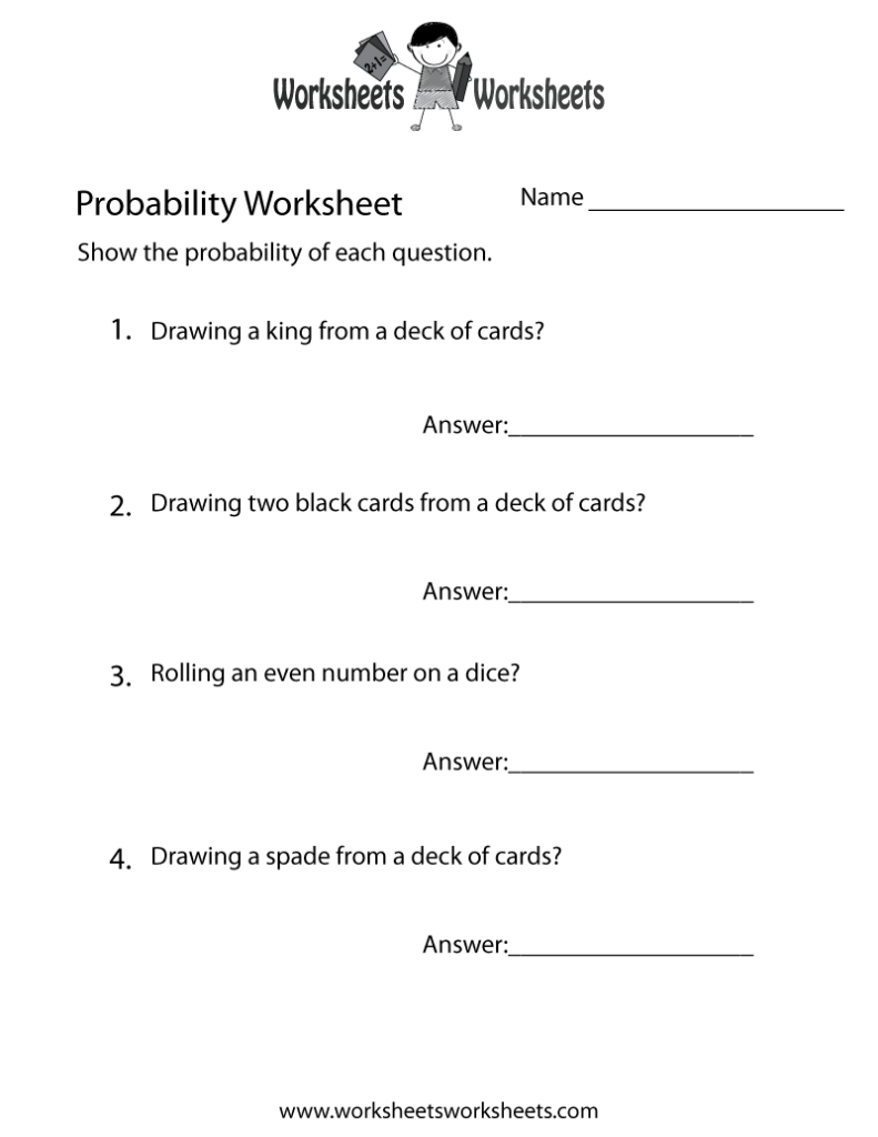 A colorful, festive worksheet featuring pumpkin and ghost icons for probability practice